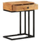 vidaXL U-Shaped Side Table 45x30x61cm Solid Acacia Wood