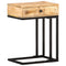 vidaXL U-Shaped Side Table 45x30x61 cm Solid Mango Wood