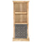 vidaXL Highboard with Door 45x32x110 cm Solid Mango Wood
