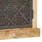 vidaXL Highboard with Door 45x32x110 cm Solid Mango Wood