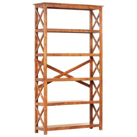 vidaXL Bookshelf 100x30x180 cm Solid Acacia Wood Honey Finish