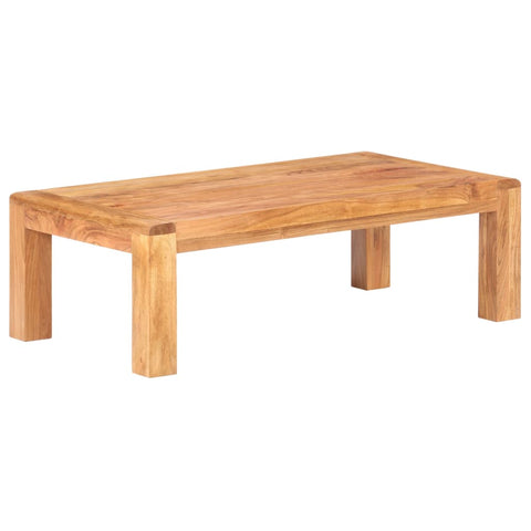 vidaXL Coffee Table 110x60x35 cm Solid Acacia Wood in Honey Finish