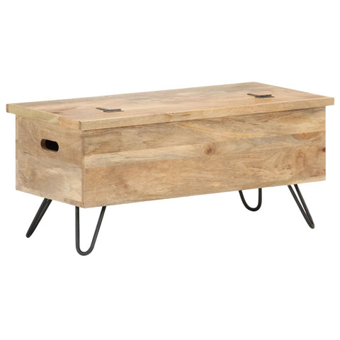 vidaXL Chest 90x40x45 cm Solid Mango Wood