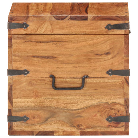 vidaXL Chest 40x40x40 cm Solid Acacia Wood