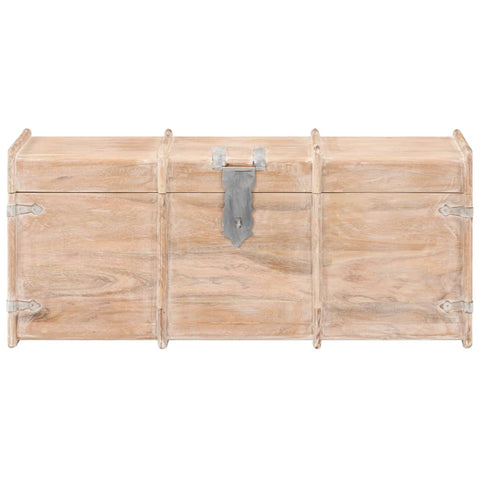 vidaXL Storage Chest 90x40x40 cm Solid Acacia Wood