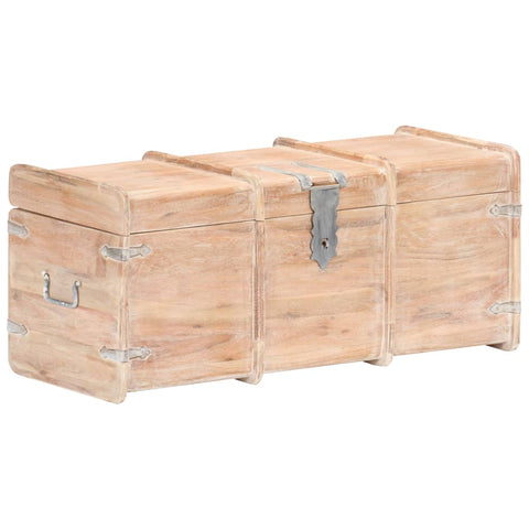 vidaXL Storage Chest 90x40x40 cm Solid Acacia Wood