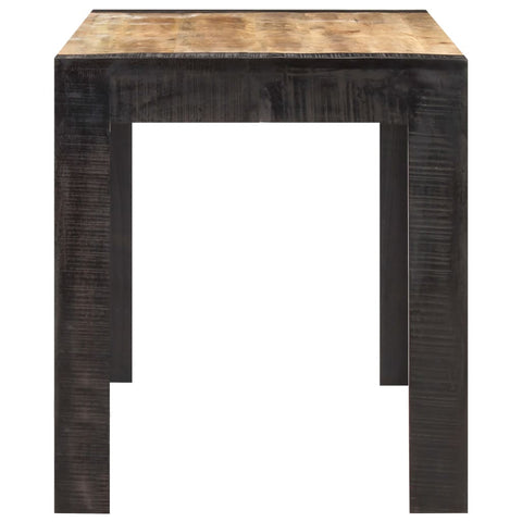 vidaXL Dining Table 140x70x76 cm Solid Rough Mango Wood