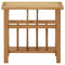vidaXL Magazine Table 45x27x42 cm Solid Oak Wood