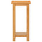 vidaXL Side Table 27x24x55 cm Solid Oak Wood