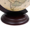 vidaXL Tabletop Globe Bar Wine Stand Eucalyptus Wood Green