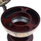 vidaXL Tabletop Globe Bar Wine Stand Eucalyptus Wood White