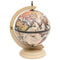 vidaXL Tabletop Globe Bar Wine Stand Eucalyptus Wood White