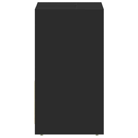 vidaXL Bathroom Cabinet Black 60x33x61 cm Engineered Wood