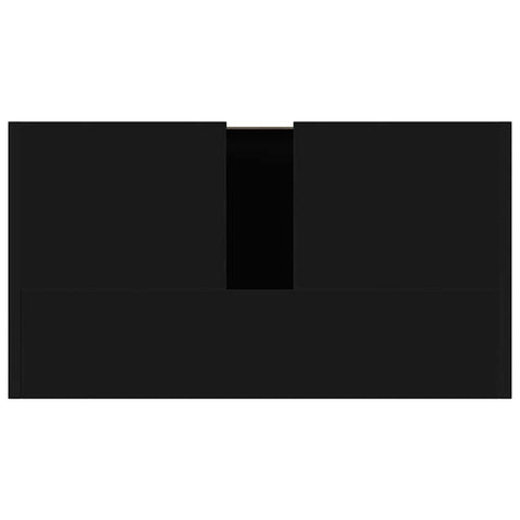 vidaXL Bathroom Cabinet Black 60x33x61 cm Engineered Wood