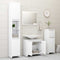 vidaXL Bathroom Furniture Set White Engineered Wood