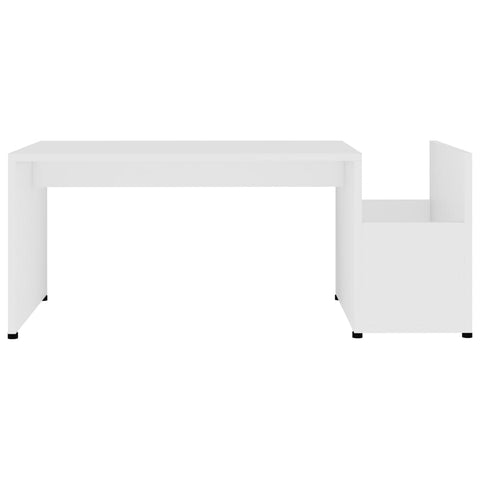 vidaXL Coffee Table White 90x45x35 cm Engineered Wood