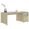 vidaXL Coffee Table Sonoma Oak 90x45x35 cm Engineered Wood