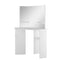 vidaXL Corner Dressing Table Cosmetic Table Make-up Table White