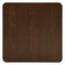 vidaXL Bistro Table Dark Ash 50x50x107 cm