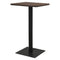 vidaXL Bistro Table Dark Ash 70x70x107 cm