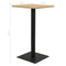 vidaXL Bistro Table Oak Colour 70x70x107 cm