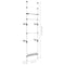 vidaXL Telescopic Wardrobe System with Rods and Shelf Aluminium