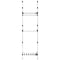vidaXL Telescopic Wardrobe System with Rods and Shelf Aluminium