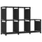 vidaXL 5-Cube Display Shelf Black 103x30x72.5 cm Fabric