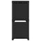 vidaXL 5-Cube Display Shelf Black 103x30x72.5 cm Fabric