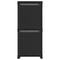vidaXL 6-Cube Display Shelf with Boxes Black 103x30x72.5 cm Fabric