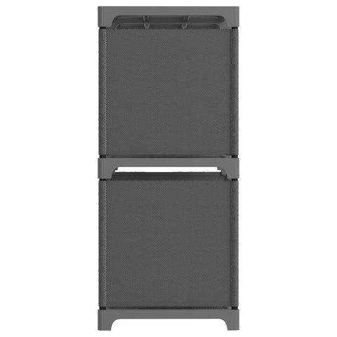 vidaXL 6-Cube Display Shelf Grey 103x30x72.5 cm Fabric