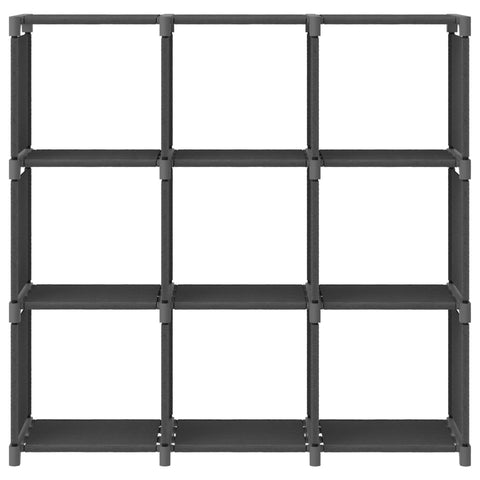 vidaXL 9-Cube Display Shelf Grey 103x30x107.5 cm Fabric