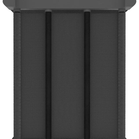 vidaXL 9-Cube Display Shelf with Boxes Grey 103x30x107.5 cm Fabric