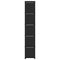 vidaXL 15-Cube Display Shelf with Boxes Black 103x30x175.5 cm Fabric