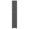 vidaXL 15-Cube Display Shelf with Boxes Grey 103x30x175.5 cm Fabric