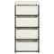 vidaXL Storage Rack with 4 Fabric Baskets Steel Cream