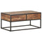 vidaXL Coffee Table 90x50x40 cm Rough Acacia Wood