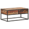vidaXL Coffee Table 90x50x40 cm Rough Acacia Wood