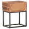 vidaXL Bedside Table 40x30x50 cm Rough Acacia Wood