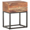 vidaXL Bedside Table 40x30x50 cm Rough Acacia Wood