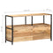 vidaXL Sideboard 110x35x65 cm Solid Mango Wood
