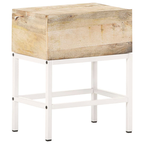 vidaXL Bedside Table 40x30x50 cm Solid Mango Wood