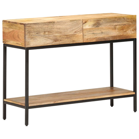 vidaXL Console Table 100x35x76 cm Solid Mango Wood