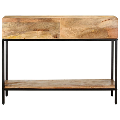 vidaXL Console Table 100x35x76 cm Solid Mango Wood