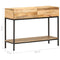 vidaXL Console Table 100x35x76 cm Solid Mango Wood