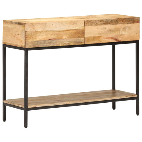 vidaXL Console Table 100x35x76 cm Solid Mango Wood