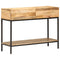 vidaXL Console Table 100x35x76 cm Solid Mango Wood