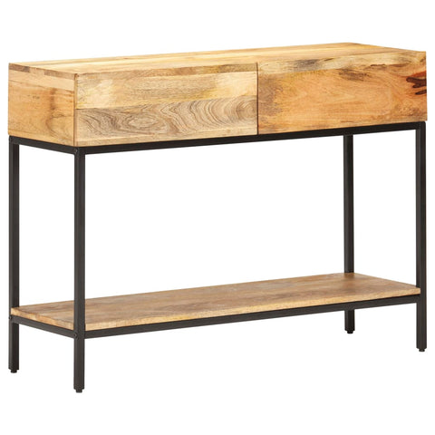 vidaXL Console Table 100x35x76 cm Solid Mango Wood