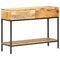 vidaXL Console Table 100x35x76 cm Solid Mango Wood