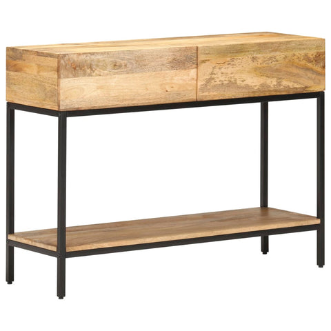 vidaXL Console Table 100x35x76 cm Solid Mango Wood